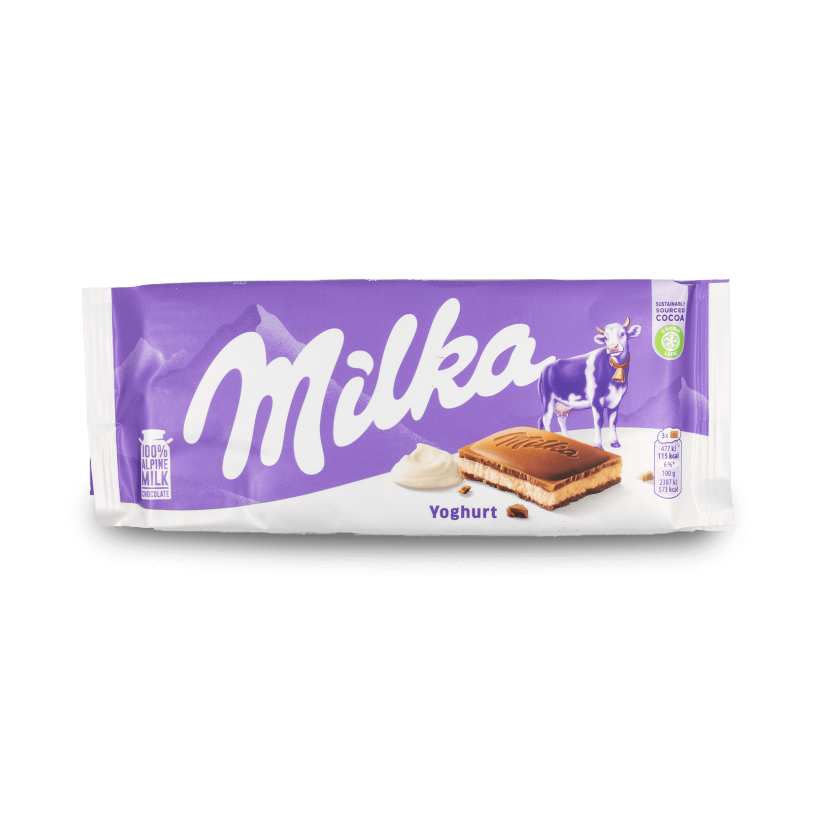 Milka Milka Yoghurt Chocolate Bar 100g