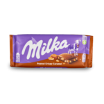 Milka Peanut Crispy Chocolate Bar 100g