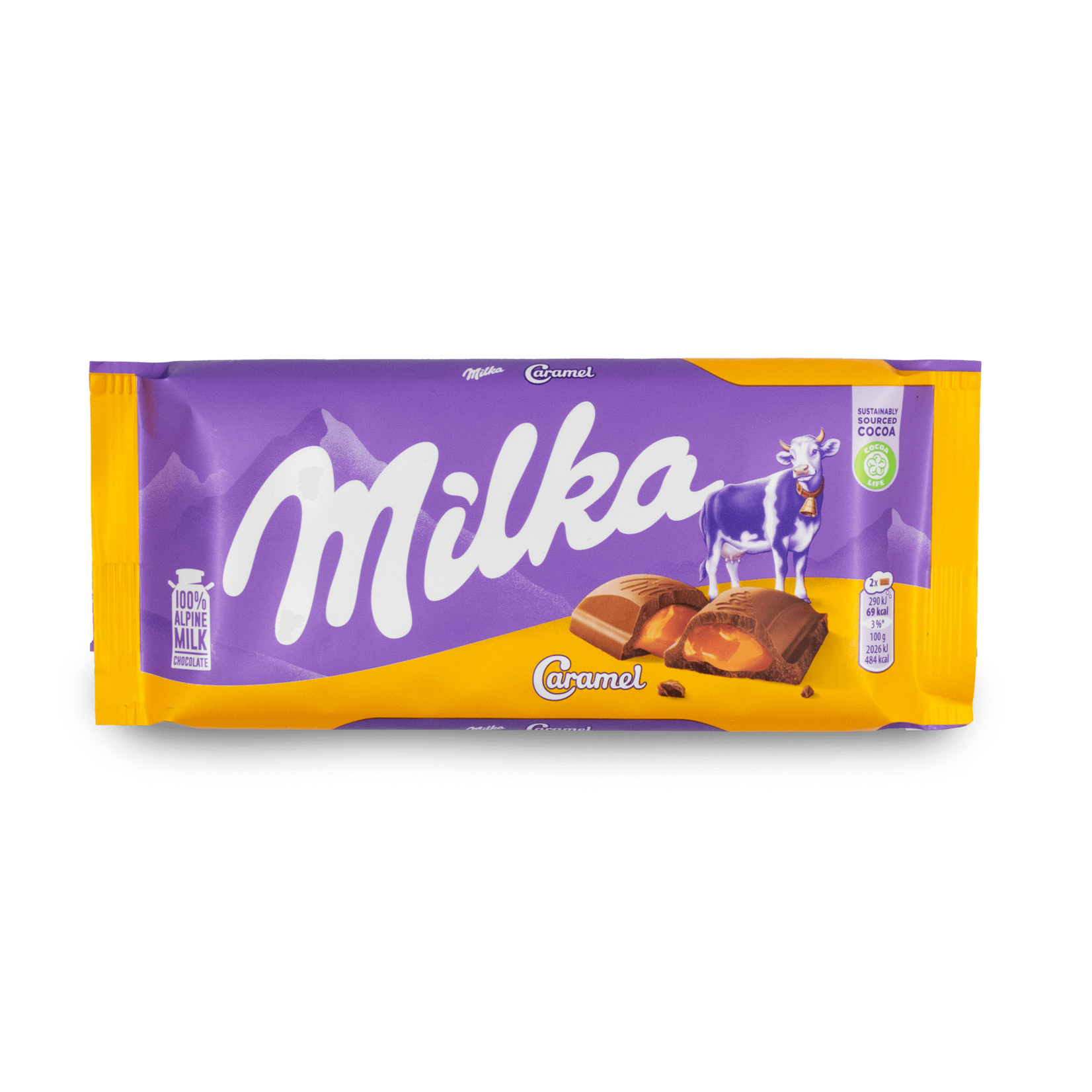 Milka Caramel Filled Chocolate Bar 100g - The Dutch Shop