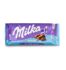 Milka Bubbly Apline Milk Chocolate Bar 90g