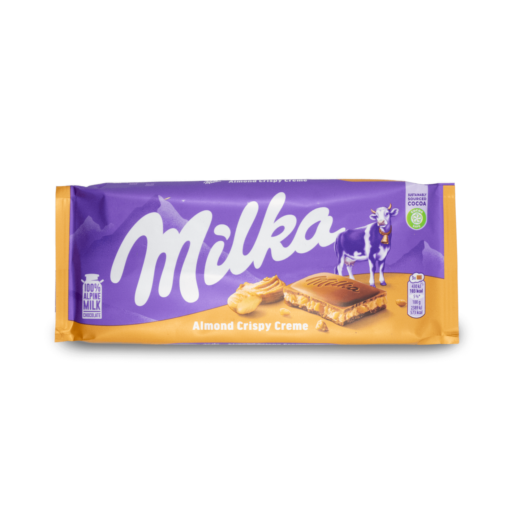 Milka Milka Almond Crispy Cream 100g