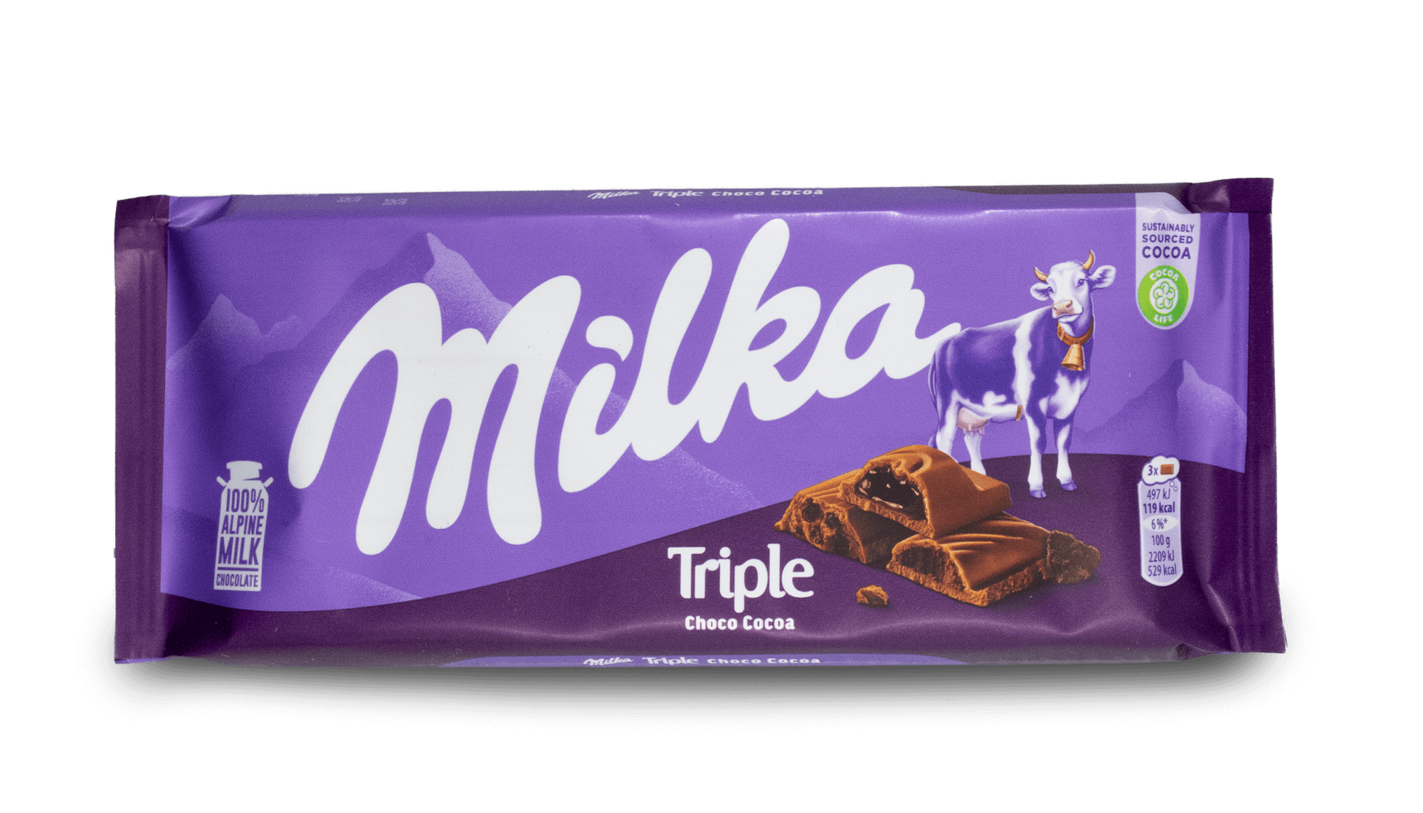 Milka Triple Chocolate Bar 87g - The Dutch Shop