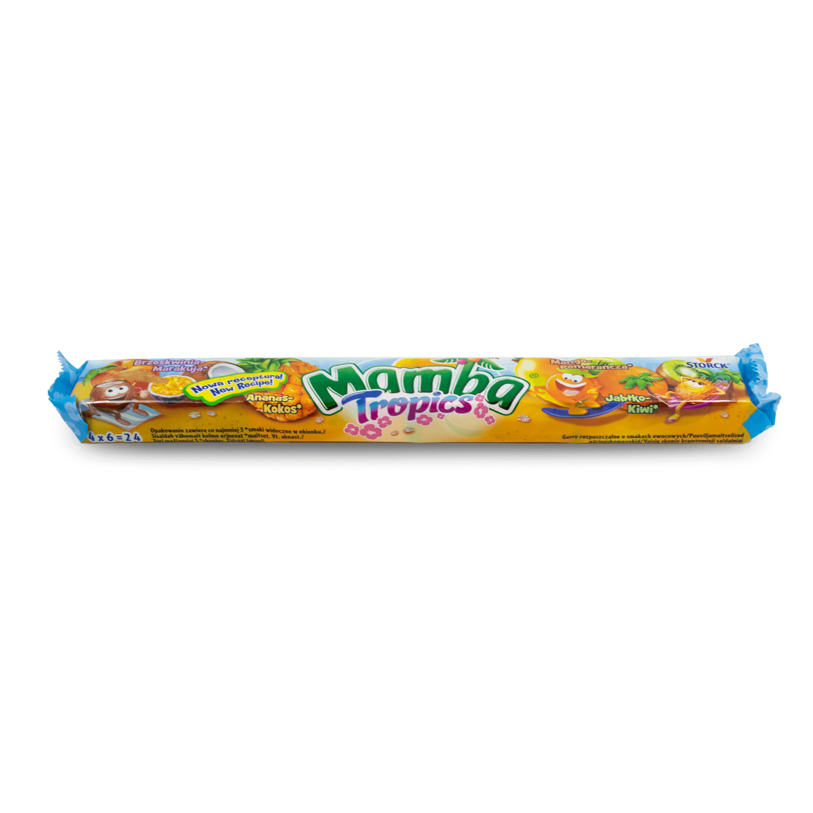Mamba Mamba Tropical Fruit Candy 4x26.5g