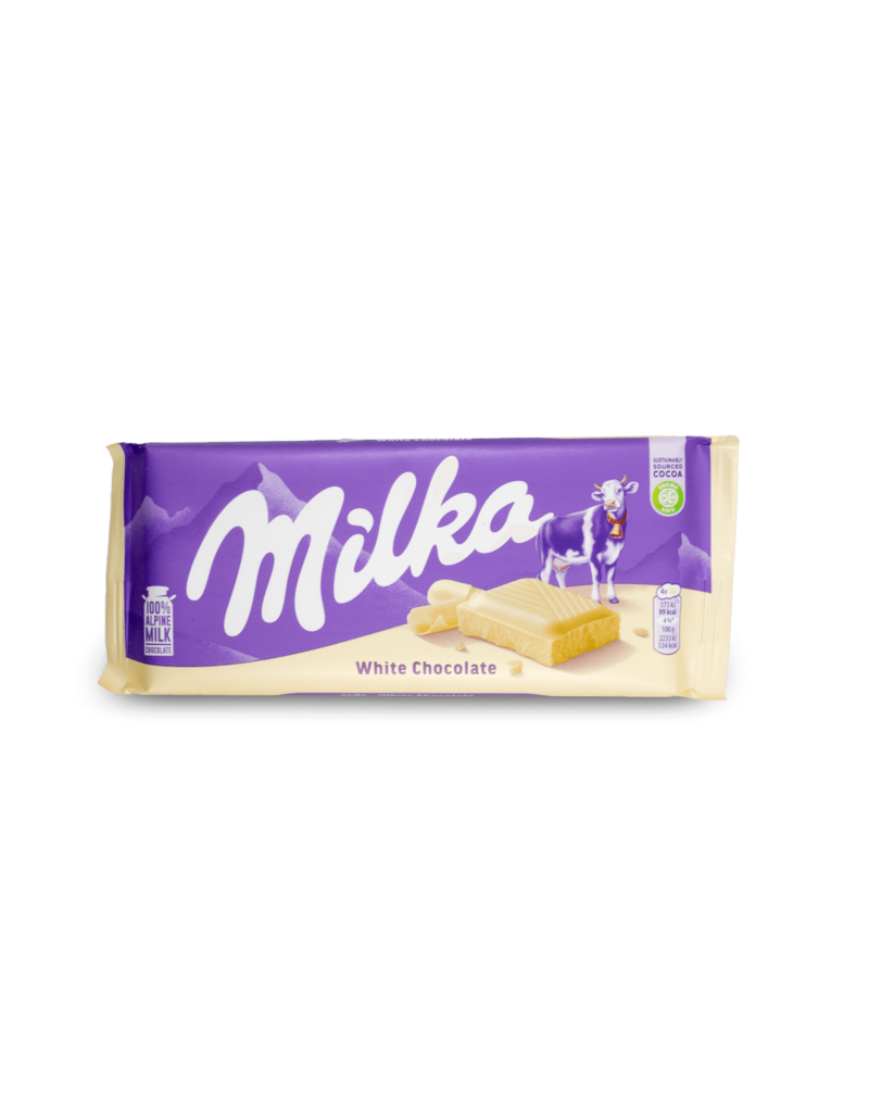 Milka White Chocolate Bar 100g The Dutch Shop European Deli Grocery Lifestyle And More