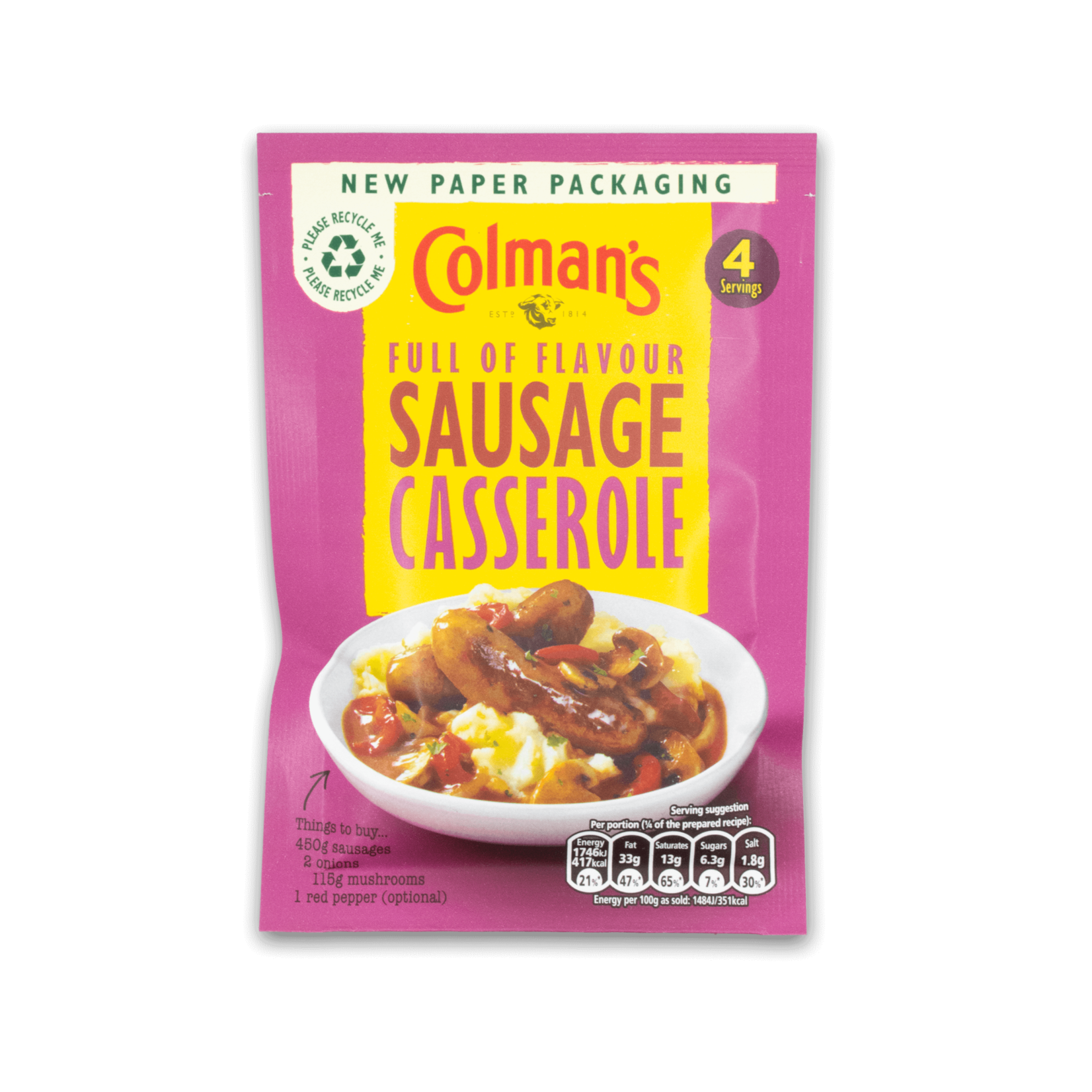 Colman's Colman's Sausage Casserole Mix 39g