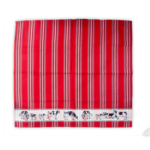 DDDDD Tea Towel - Friesian Red