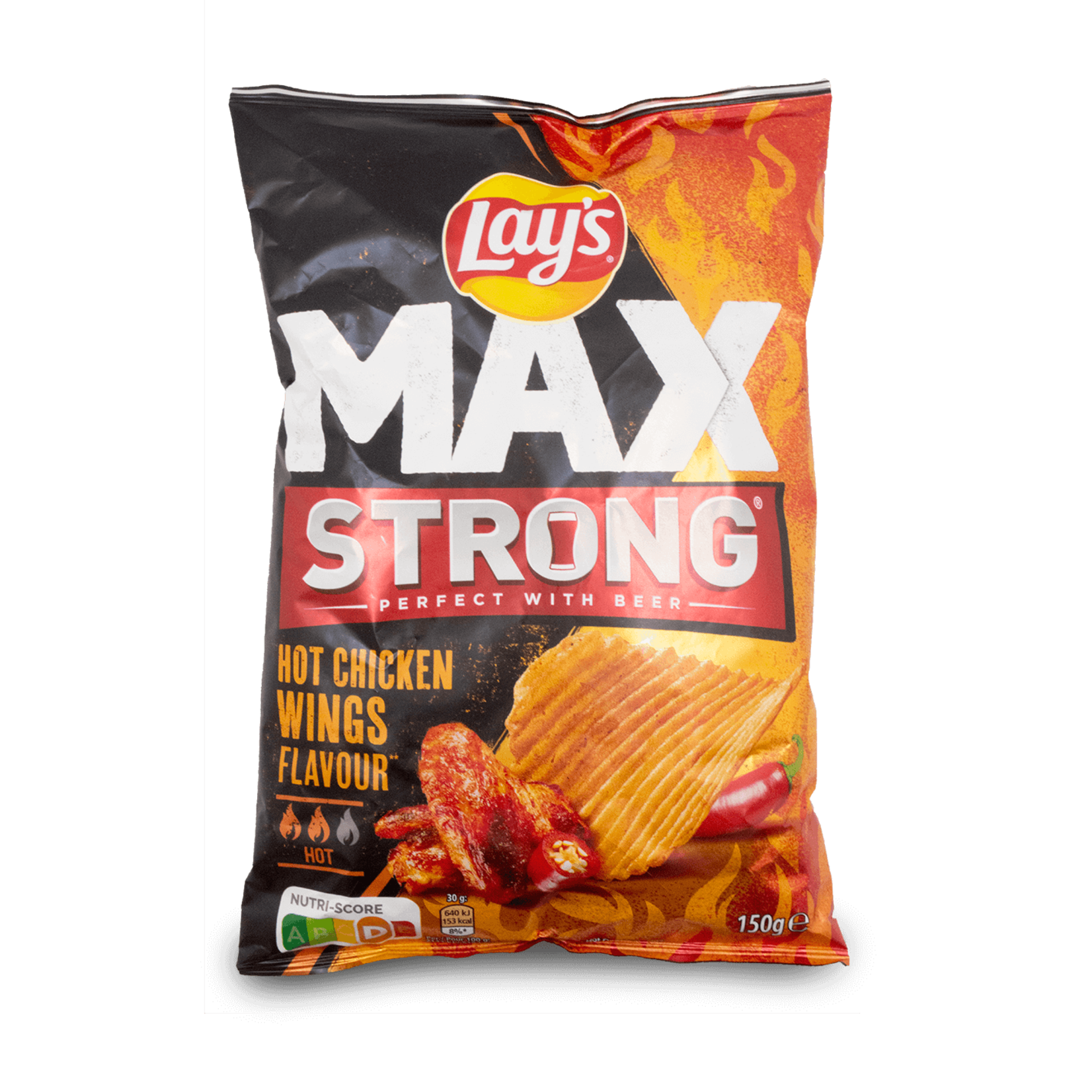 Lays Lays Max Strong Hot Wings Chips 150g