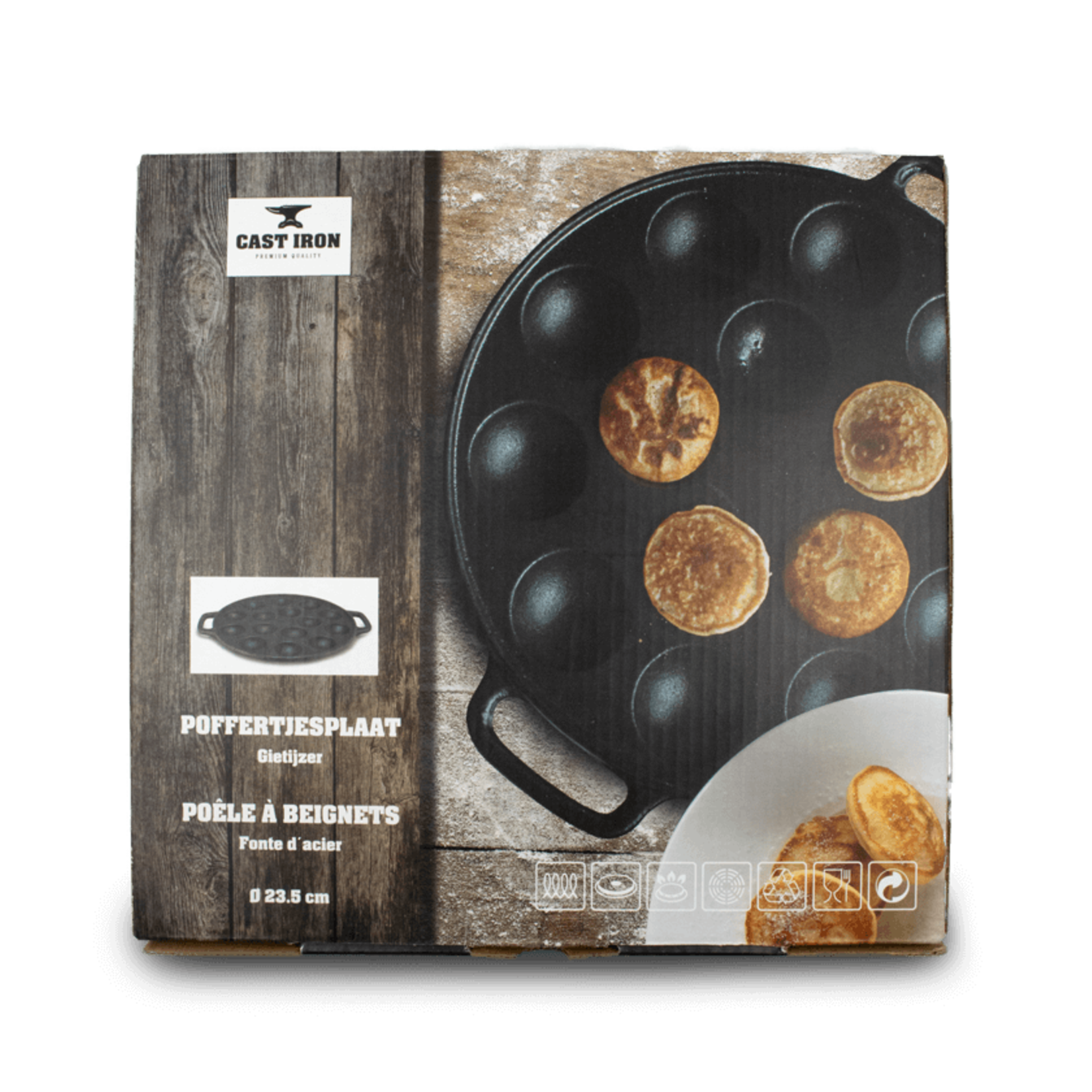 Koopmans Koopmans Cast Iron Poffertjes Pan