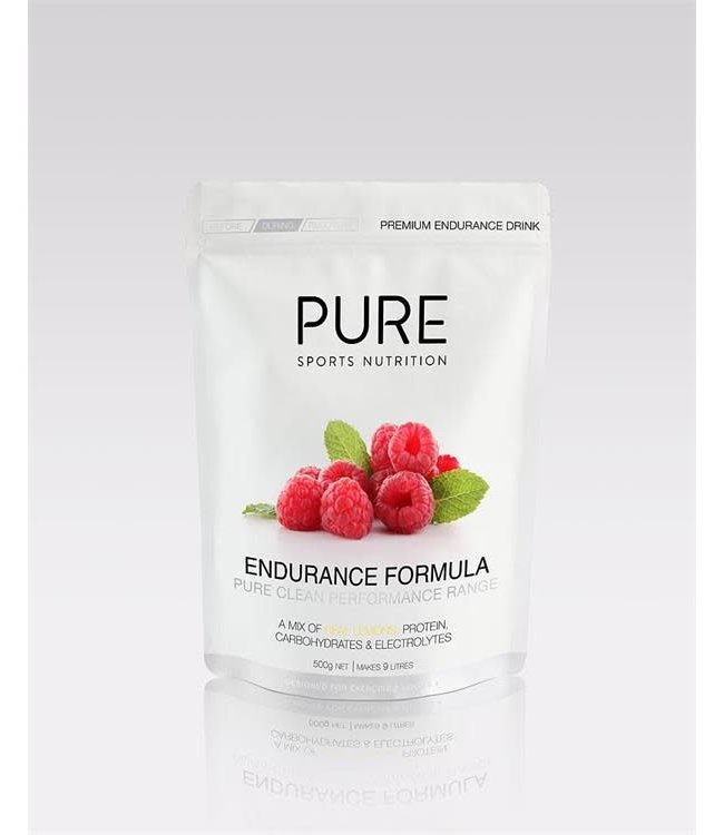 PURE SPORTS NUTRITION PURE - 500g RASPBERRY ENDURANCE FORMULA