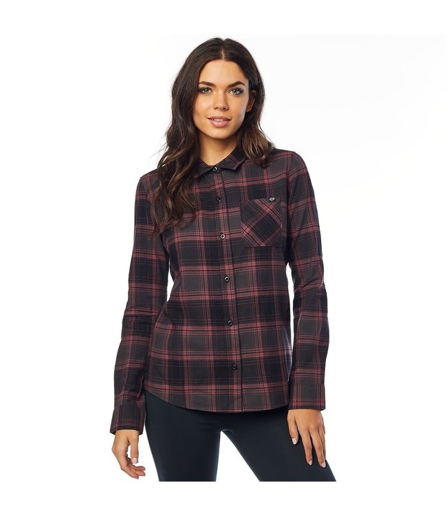 Fox WOMENS KICK IT LS FLANNEL SHIRT