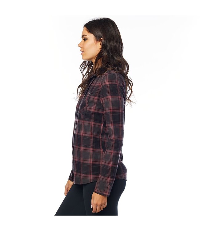 Fox WOMENS KICK IT LS FLANNEL SHIRT