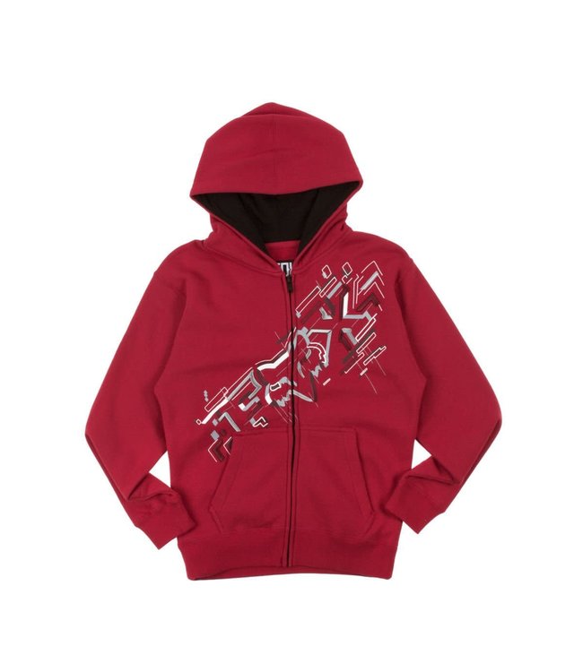 Fox Fox Youth Schematica ZIP Hoody YL Red