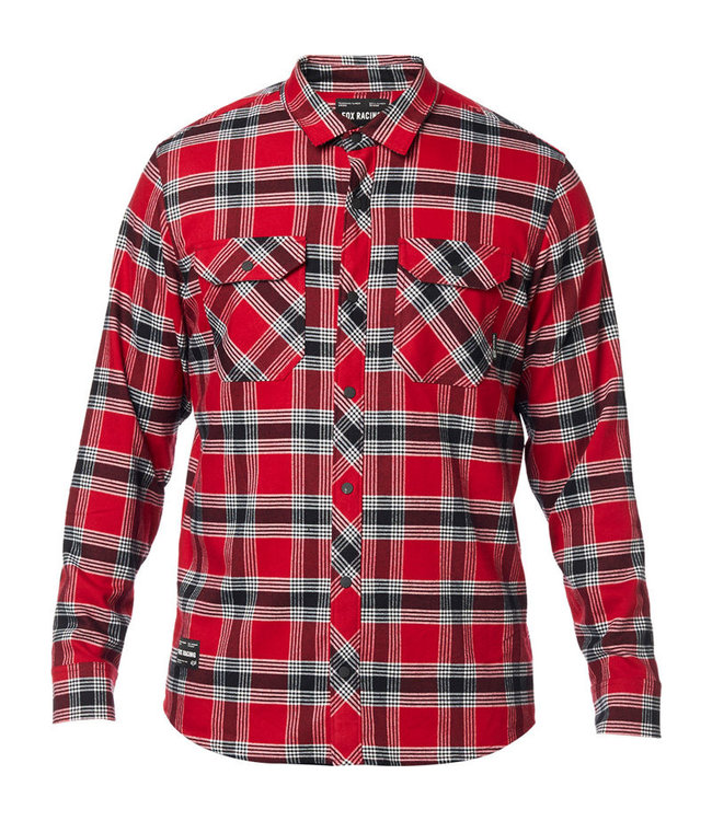Fox FUSION TECH FLANNEL CARDINAL