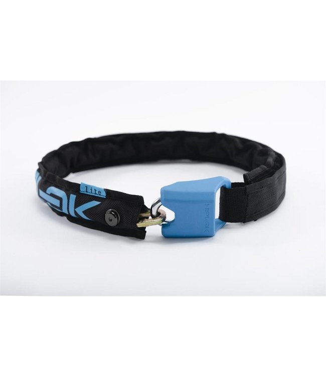 HIPLOK LITE  BLACK/CYAN  6mm CHAIN WEARABLE WAIST LOCK 24"-44