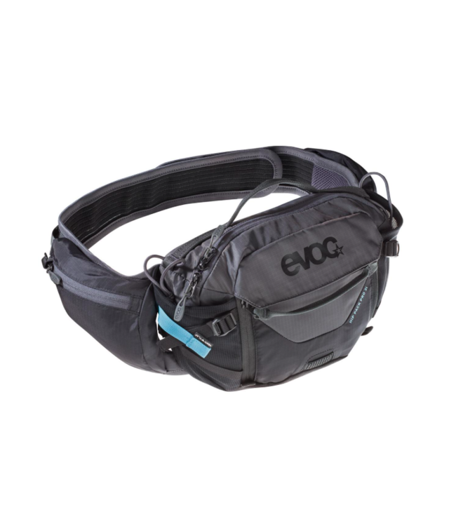 EVOC EVOC HIP-PACK PRO 3L + 1.5L BLADDER CARBON GREY CHILLI RED
