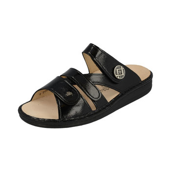 FINN COMFORT FINN COMFORT AGUEDA SANDAL BLACK PATENT