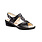 FINN COMFORT FINN COMFORT ADANA SANDAL BLACK NAPPA LEATHER