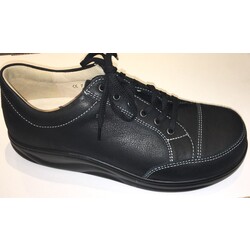 FINN COMFORT FINN COMFORT HUELVA SNEAKER LACE UP BLACK NURI