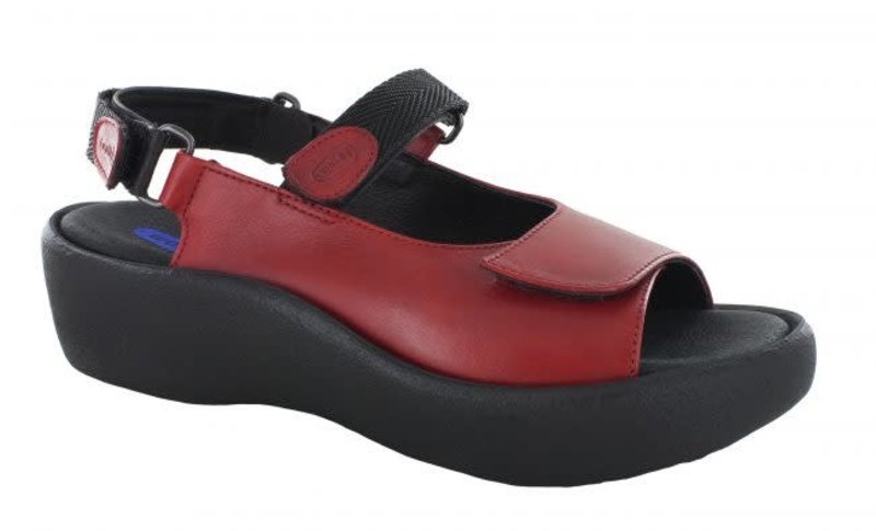 WOLKY WOLKY JEWEL SANDAL RED VEGI LEATHER