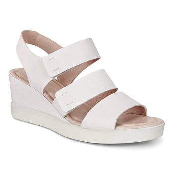 ECCO ECCO SHAPE WEDGE PLATEAU SANDAL WHITE TRENTO