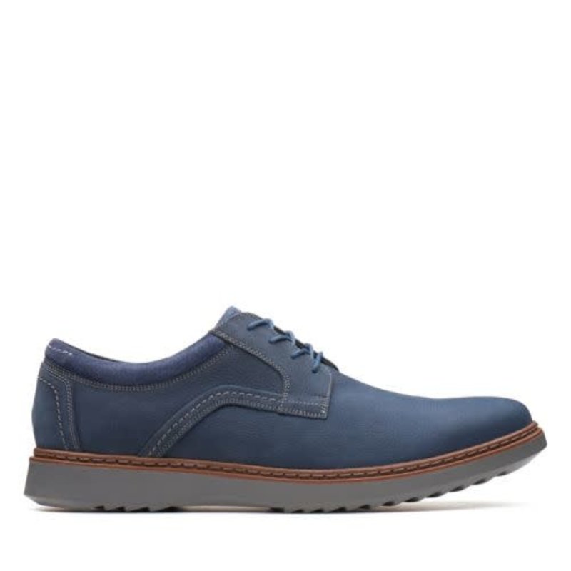 CLARKS CLARKS- UN GEO LACE- NAVY NUBUCK