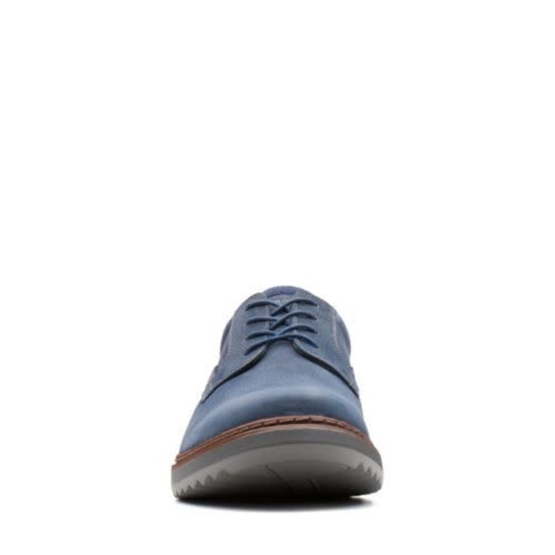 CLARKS CLARKS- UN GEO LACE- NAVY NUBUCK