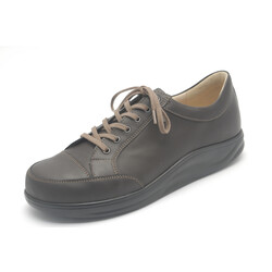 FINN COMFORT FINN COMFORT HUELVA SNEAKER LACE UP BROWN MORO AVON