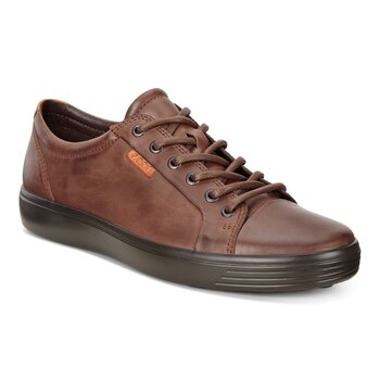 ECCO ECCO SOFT 7 M SNEAKER LACE UP COCOA BROWN SAMBAL