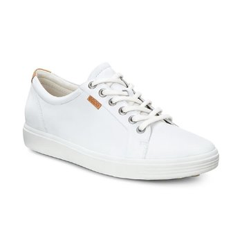 ECCO ECCO SOFT 7 W SNEAKER LACE UP WHITE DROID