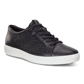 ECCO ECCO- SOFT 7 MENS WEAVED- BLACK DROID