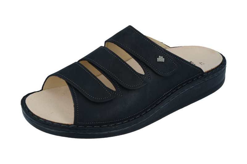 FINN COMFORT FINN COMFORT KORFU SANDAL BLACK NURI
