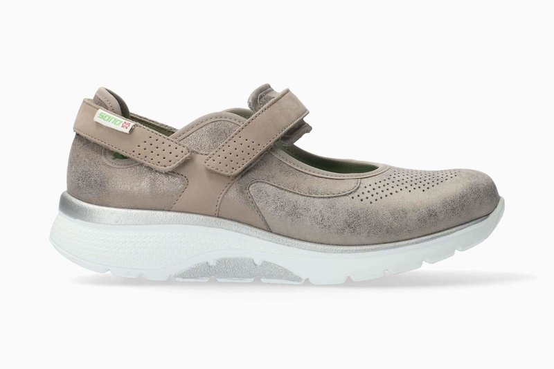 MEPHISTO MEPHISTO ILINA SHOE DARK TAUPE LEATHER