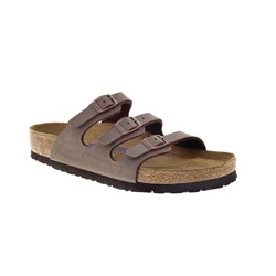BIRKENSTOCK BIRKENSTOCK FLORIDA SFB MOCHA NUBUCK BIRKO FLOR