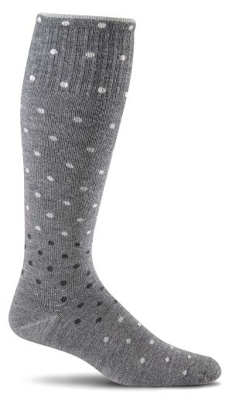 SOCKWELL SOCKWELL WOMEN ON THE SPOT15-20 mmHg COMPRESSION CHARCOAL