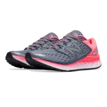 NEW BALANCE NEW BALANCE- WOMENS- W1080SP6- SILVER WITH PINK MIST