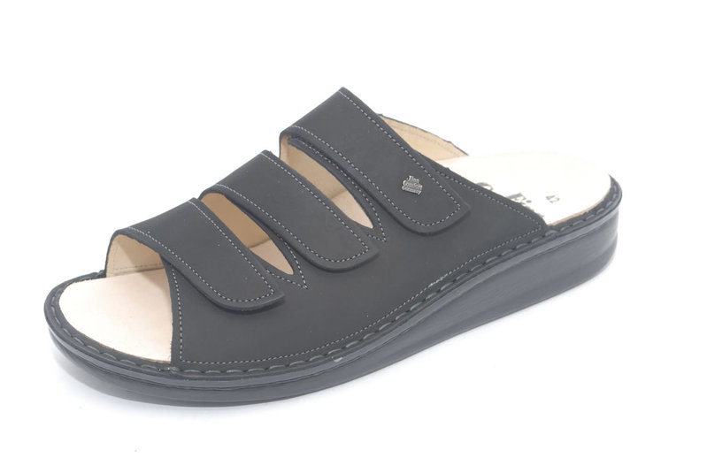 FINN COMFORT FINN COMFORT KORFU SANDAL BLACK BUGGY