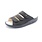 FINN COMFORT FINN COMFORT ANDROS SLIDE ROCKER SANDAL BLACK NURI