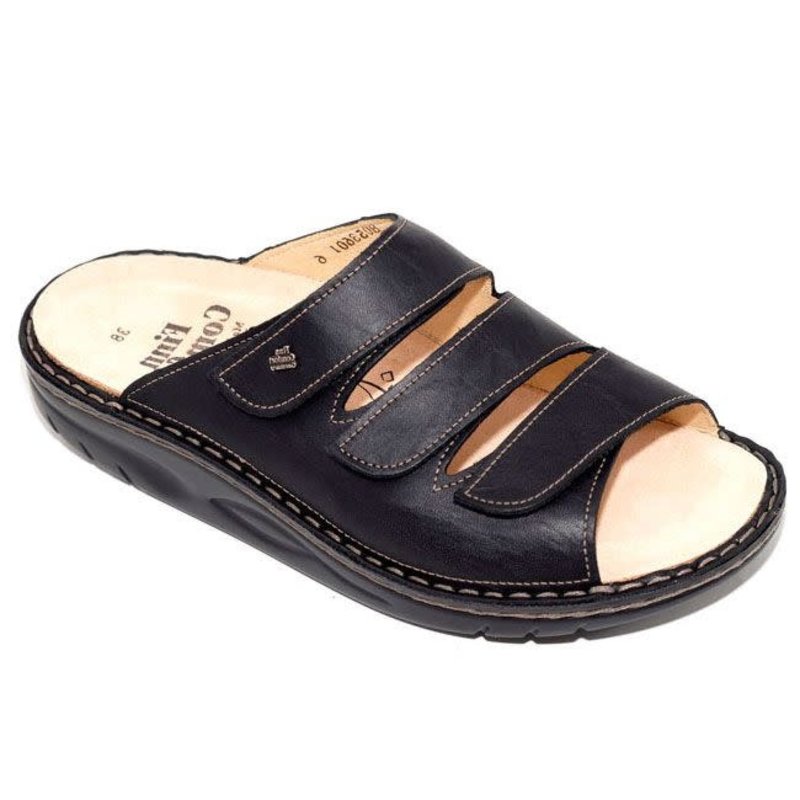 FINN COMFORT FINN COMFORT- ANDROS- BLACK PLISSEE