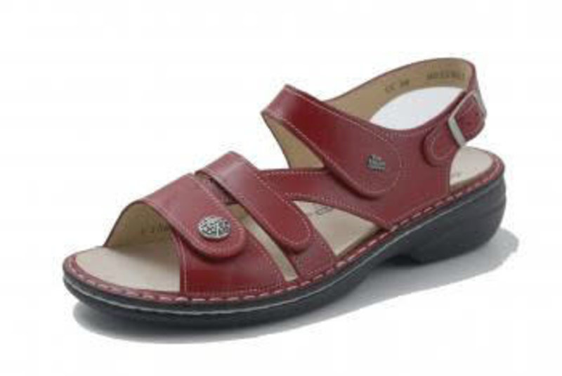 FINN COMFORT FINN COMFORT GOMERA SANDAL RED VENEZIA