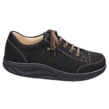 FINN COMFORT FINN COMFORT IKEBUKURO SNEAKER LACE UP BLACK RODEOBUCK