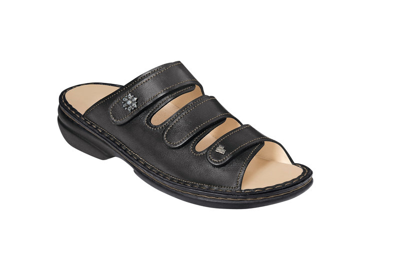 FINN COMFORT FINN COMFORT- MENORCA- SOFT- BLACK NAPPA