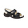 FINN COMFORT FINN COMFORT MILOS SANDAL BLACK NAPPA