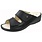 FINN COMFORT FINN COMFORT JAMAICA SANDAL SOFT BLACK NAPPA