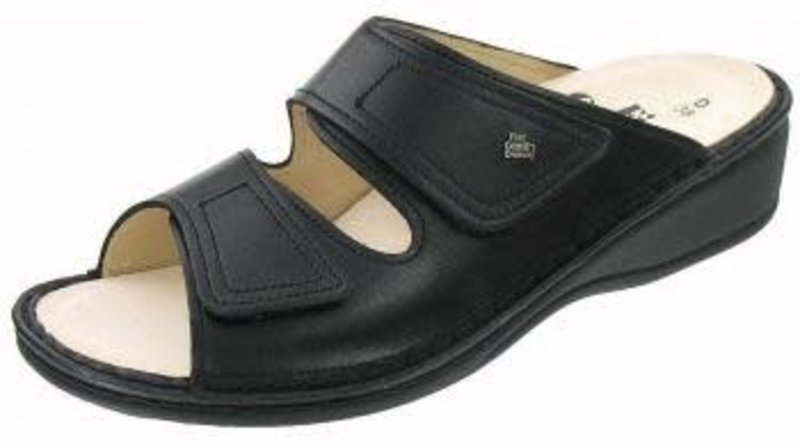 FINN COMFORT FINN COMFORT JAMAICA SANDAL SOFT BLACK NAPPA