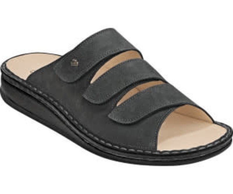 FINN COMFORT FINN COMFORT KORFU SANDAL DARK GREY BEARRENO