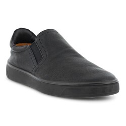 ECCO ECCO  STREET TRAY MENS SLIP ON  BLACK