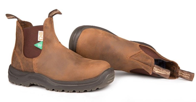 BLUNDSTONE BLUNDSTONE 164  WORK & SAFETY  CRAZY HORSE BROWN