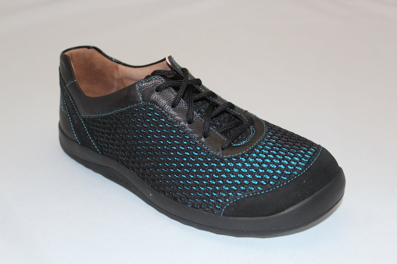 GANTER GANTER- BAREFOOT- TURKIS- BLACK MESH-LEATHER