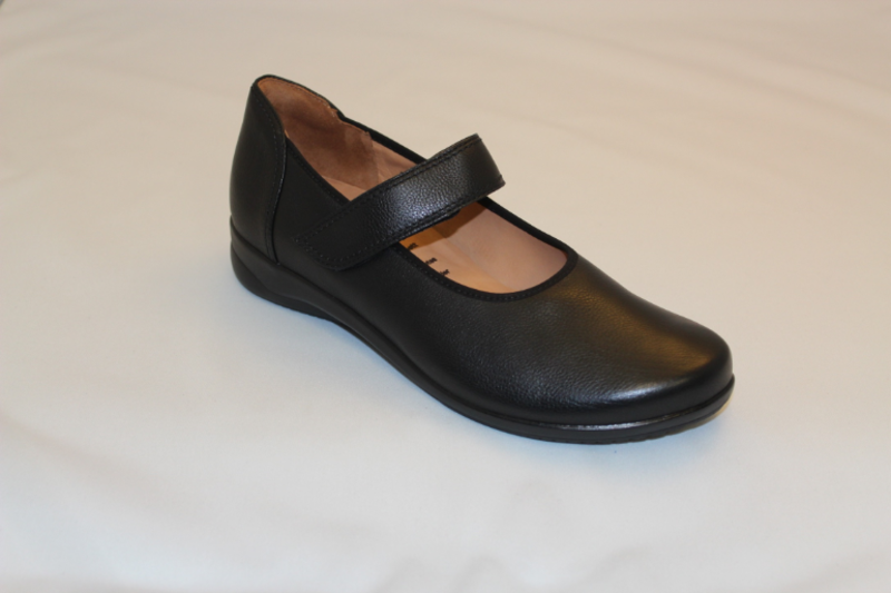 GANTER FIONA BLACK FOULARD CALF