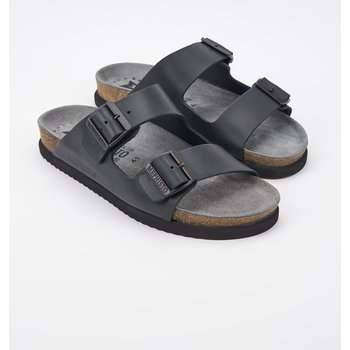 MEPHISTO MEPHISTO NERIO SANDAL BLACK SCRATCH
